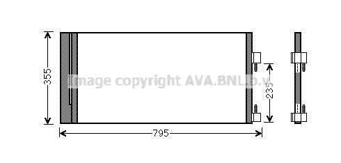 AVA QUALITY COOLING Kondensaator,kliimaseade RTA5430D